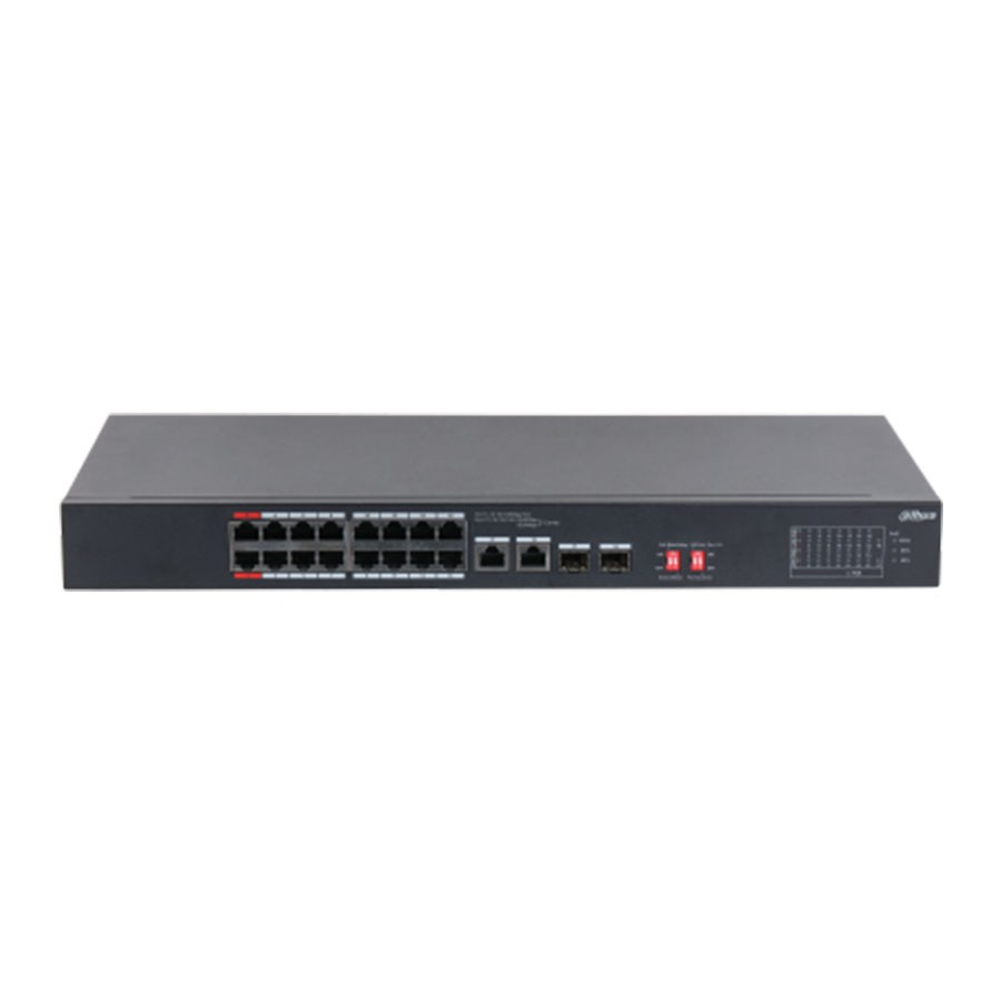 Dahua 18-Port Unmanaged Desktop Switch with 16-Port PoE  [DH-S3218-16ET-135]
