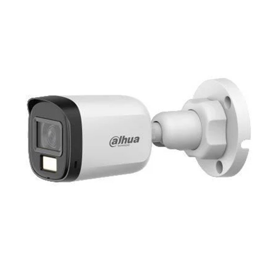 Dahua 2MP Smart Dual Light HDCVI Fixed-focal Bullet Camera [DH-HAC-B1A21P-U-IL] (2MP | 2.8mm Lens | Outdoor | 30Mtr | IR Led)