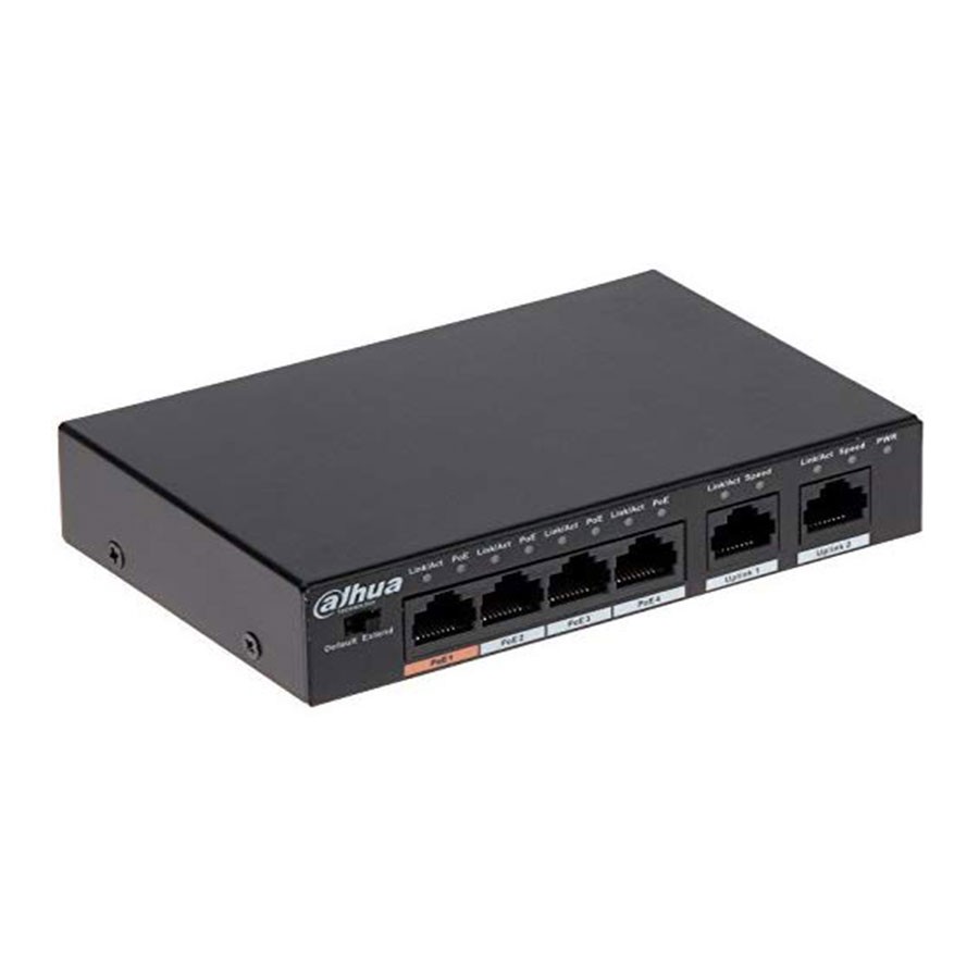 Dahua 6-Port Fast Ethernet Switch with 4-Port PoE [DH-PFS3006-4ET-60]