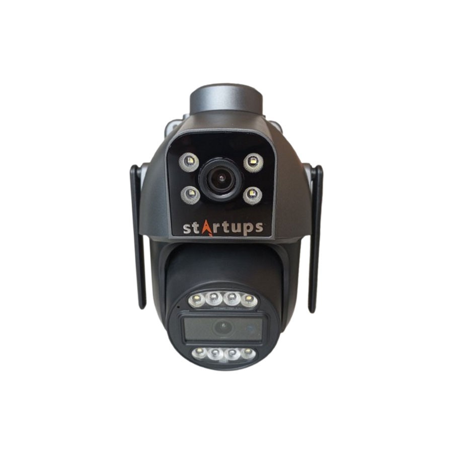 Startups 3MP+3MP Infrared light+warmlight Outdoor Wi-Fi Camera[IPC-Q25E11 ] (3MP+3MP | 3.6mm Lens |Outdoor Camera | PTZ-355°| IR Led)