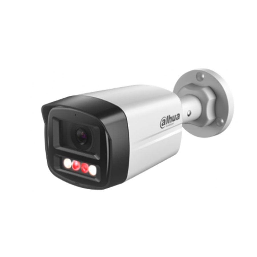 Dahua 4MP Entry Smart Dual Light Fixed-focal Bullet Network Camera [DH-IPC-HFW1439TL1-A-IL] (4MP | 3.6mm Lens | Outdoor Camera | 30Mtr | IR Led | Audio)