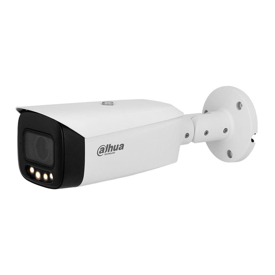 Dahua 4MP Full-color Vari-focal Warm Bullet Network Camera [DH-IPC-HFW5449T1-ZE-LED] (4MP | 2.7mm Lens | Outdoor Camera | 70Mtr | IR Led | Audio)