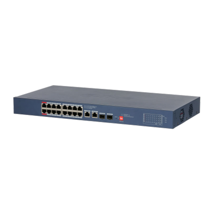 Dahua 20-Port Cloud Managed Desktop Gigabit Switch with 16-Port PoE [DH-CS4220-16GT-135]