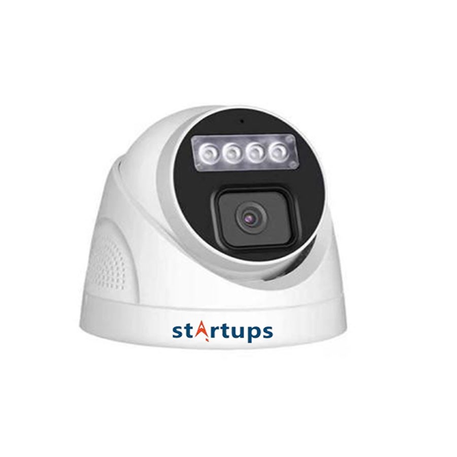 Startups 4MP Dual Light Dome Network Camera [SC-EH-HN-4M4-DP] (4MP | 3.6mm Lens | Indoor| 30Mtr | IR Led | Audio)