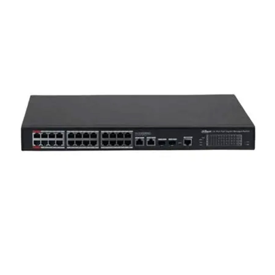 Dahua 28-Port Managed Gigabit Switch with 24-Port PoE [DH-S4228-24GT-240]