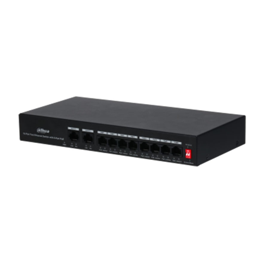 Dahua 10-Port Fast Ethernet Switch with 8-Port PoE [DH-PFS3010-8ET-65]