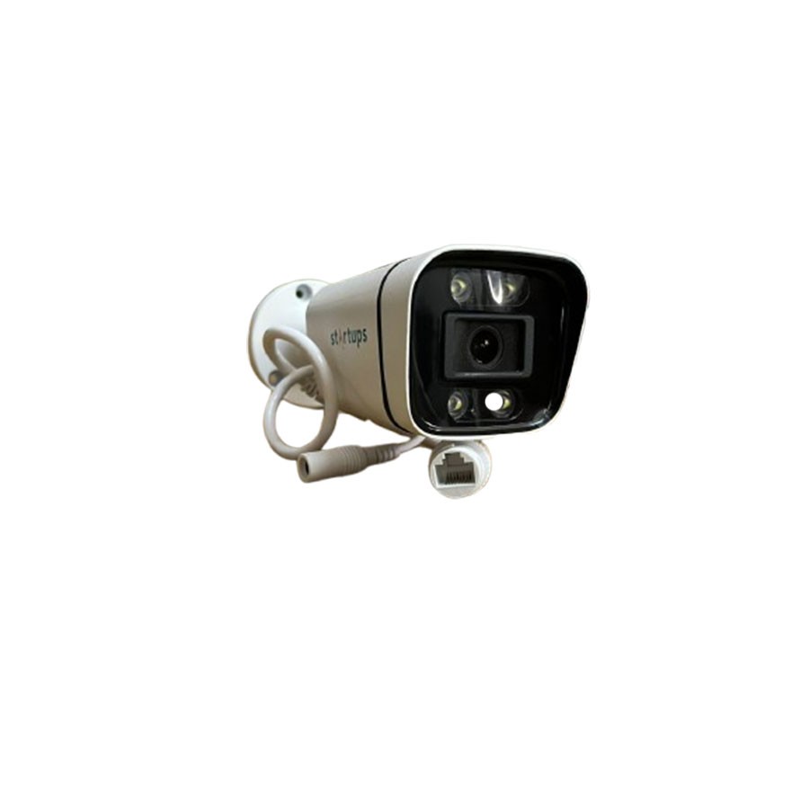 Startups 5MP Dual Light, Built-in Mic Bullet Network Camera [SC-EH HN-5M4-BPDL] (5MP | 3.6mm Lens | Outdoor | 30Mtr | IR Led | Audio)